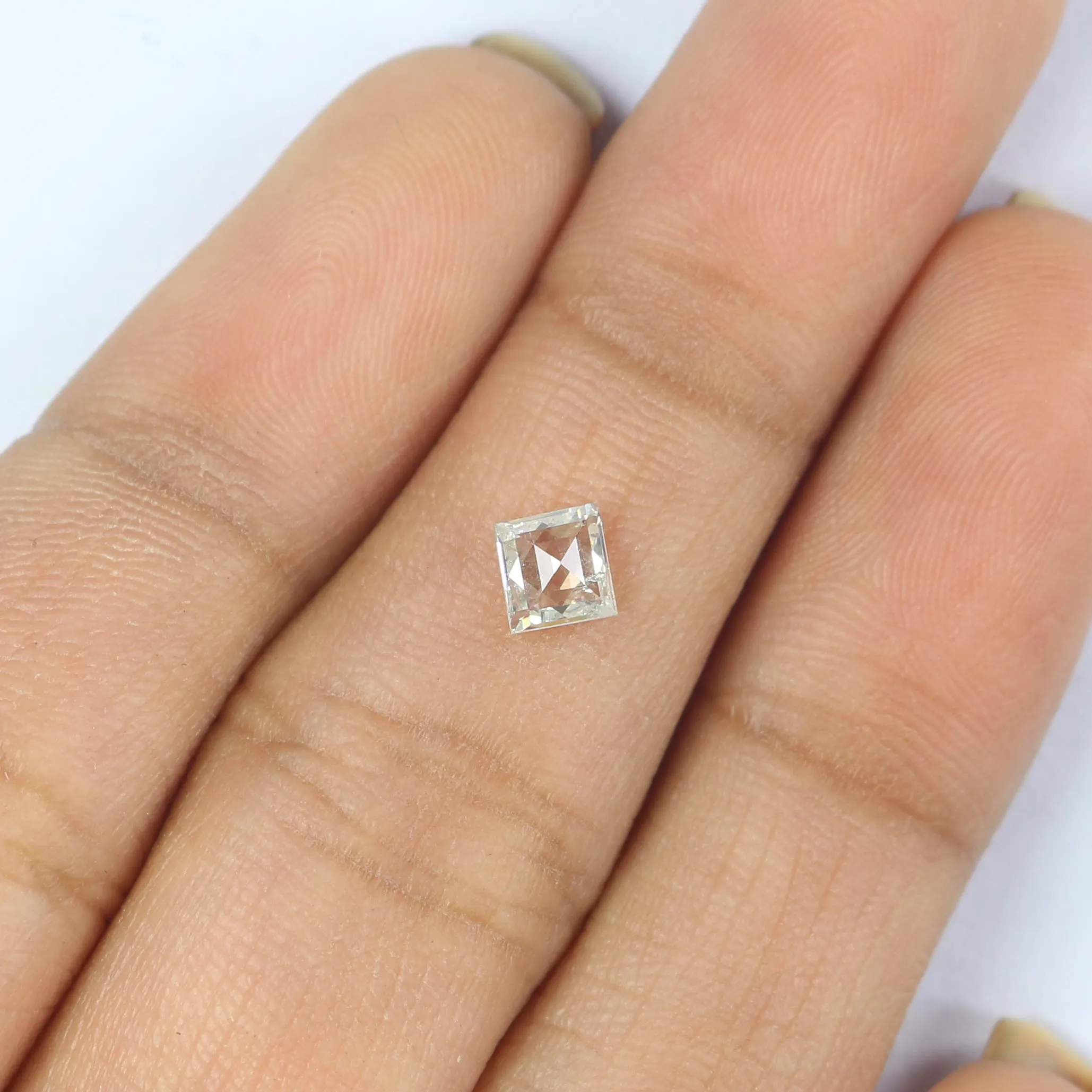 0.40 CT Natural Loose Kite Shape Diamond White - G Color Kite Cut Diamond 5.90 MM Natural Diamond White - G Kite Rose Cut Diamon