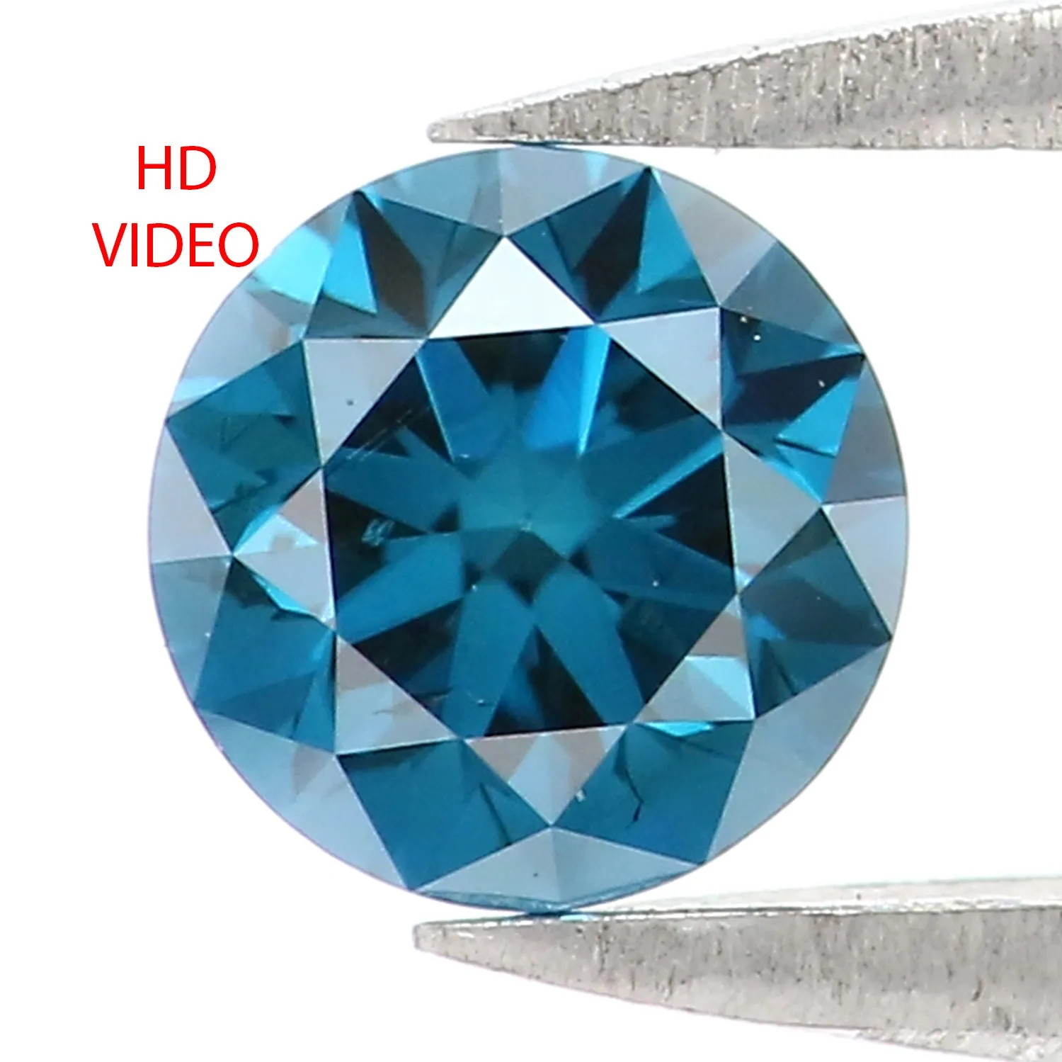 0.40 Ct Natural Loose Round Shape Diamond Blue Color Round Cut Diamond 4.60 MM Natural Loose Diamond Round Brilliant Cut Diamond