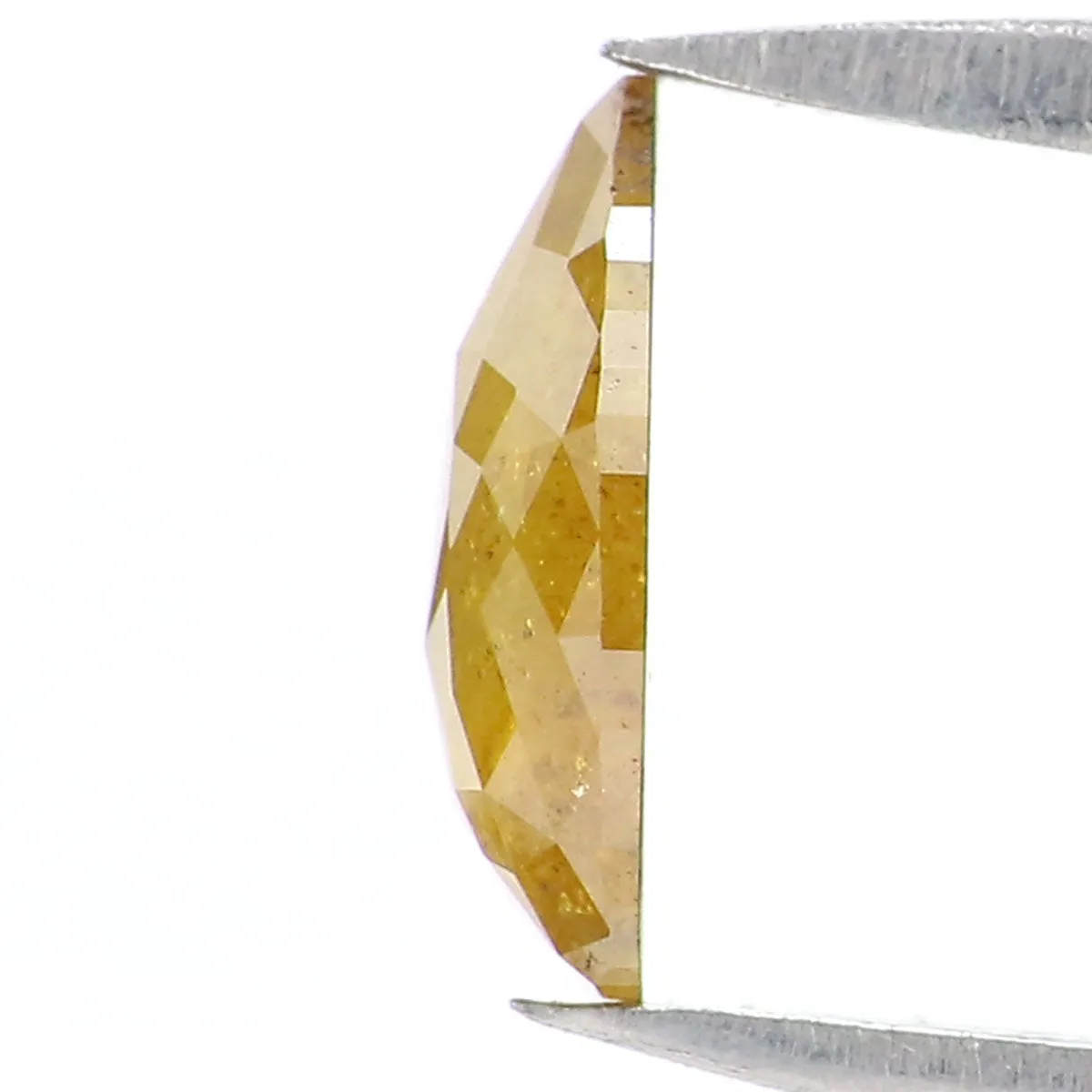 0.55 CT Natural Loose Pear Shape Diamond Yellow Color Pear Shape Diamond 7.60 MM Natural Loose Yellow Diamond Pear Rose Cut Diam