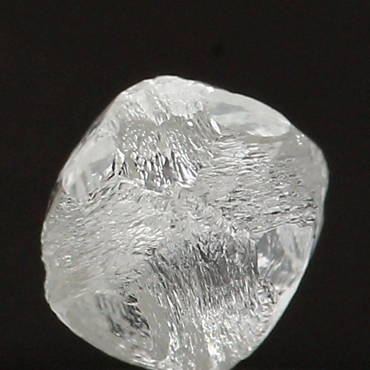 0.96 CT Natural Loose Rough Shape Diamond White-F Color Rough Cut Diamond 5.45 MM Natural White-F Diamond Rough Irregular Cut Di