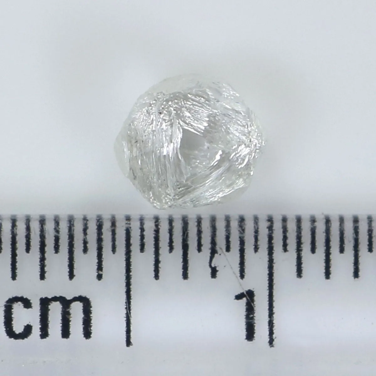 0.96 CT Natural Loose Rough Shape Diamond White-F Color Rough Cut Diamond 5.45 MM Natural White-F Diamond Rough Irregular Cut Di