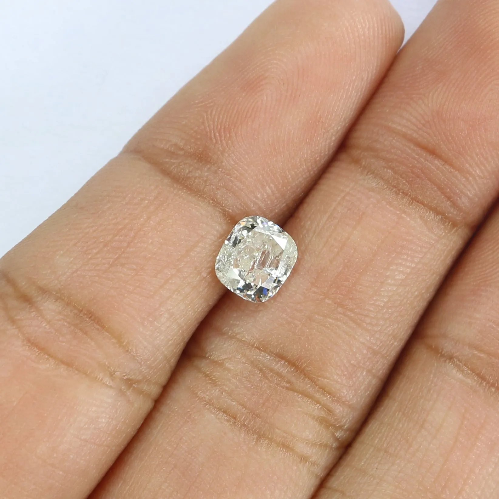 1.04 CT Natural Loose Cushion Shape Diamond White - G Color Cushion Cut Diamond 6.10 MM Natural Loose Cushion Brilliant Cut Diam