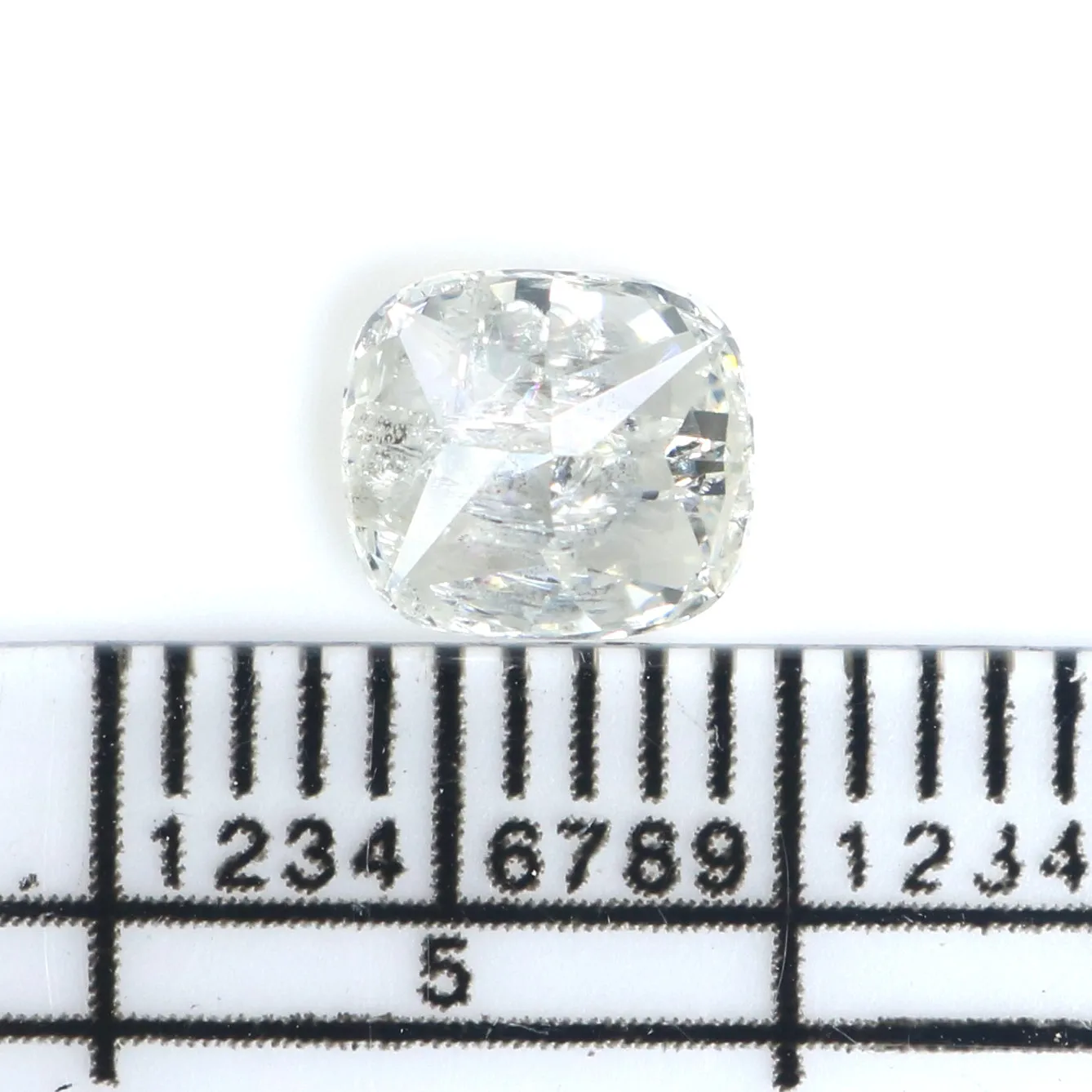 1.04 CT Natural Loose Cushion Shape Diamond White - G Color Cushion Cut Diamond 6.10 MM Natural Loose Cushion Brilliant Cut Diam