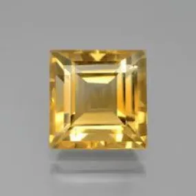 3MM CITRINE SQUARE  LOOSE GEMSTONE