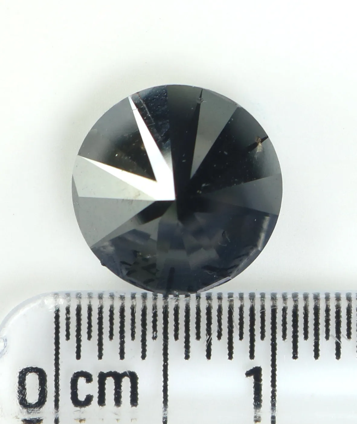 4.23 Ct Natural Loose Round Shape Diamond Black Color Round Cut Diamond 9.65 MM Natural Loose Diamond Round Brilliant Cut Diamon