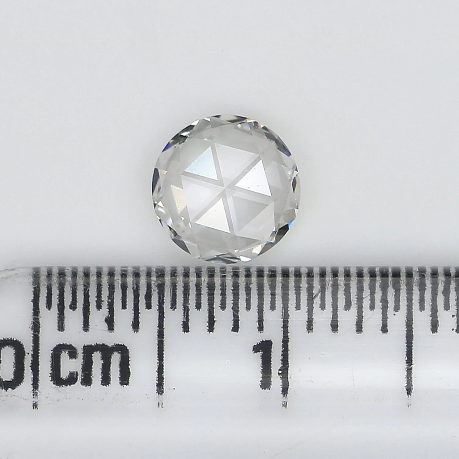 5.00 mm, 5.50 mm, 6.00 mm, Round Rose Cut Lab Grown CVD Diamond Lab Created Loose Diamond for Engagement Ring Q113