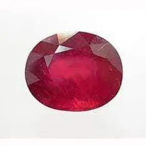 6X8MM OVAL GRASSFILL RUBY  LOOSE GEMSTONE