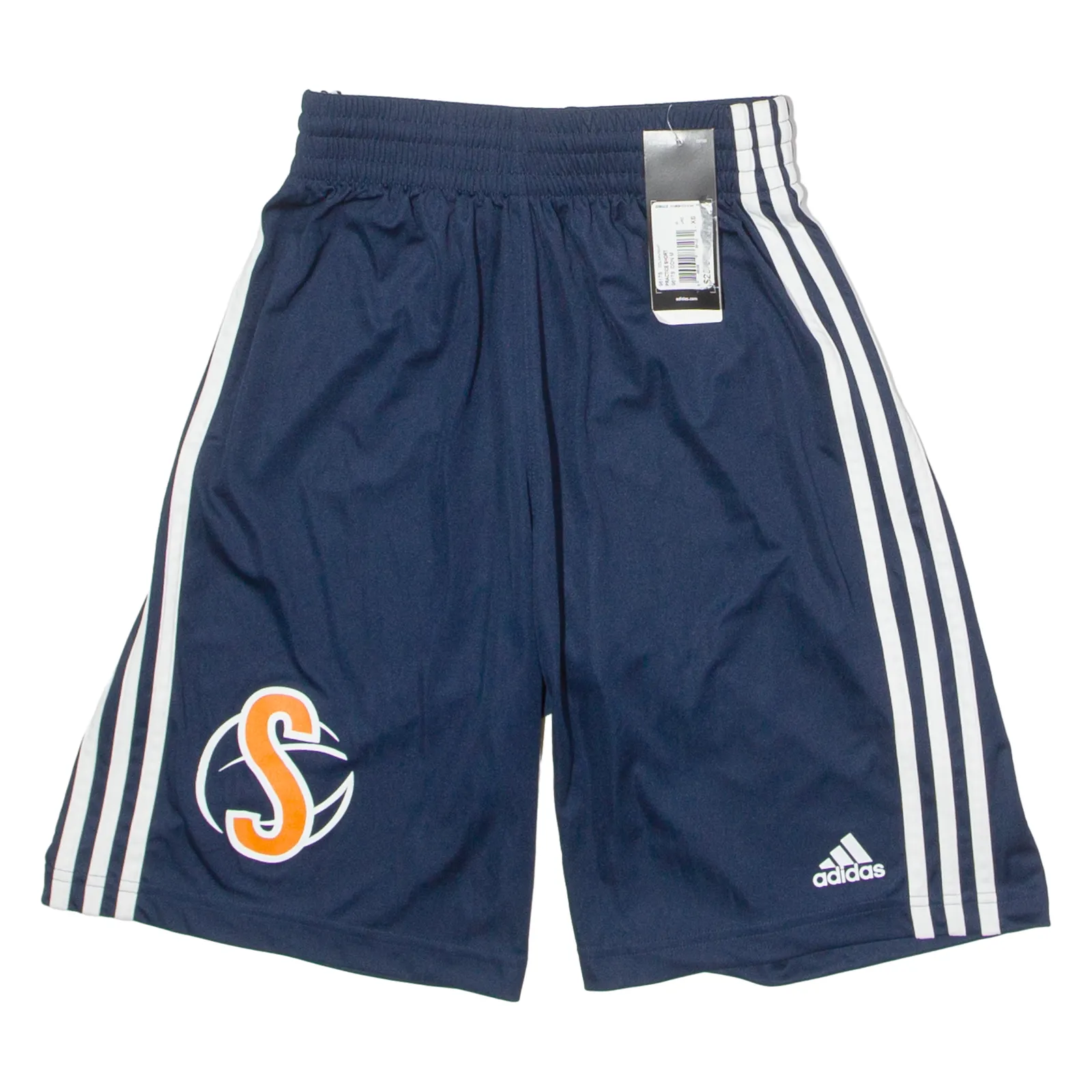 ADIDAS Basketball Practice Mens Sports Shorts Blue Slim XS W23