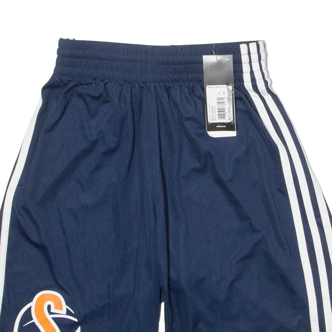 ADIDAS Basketball Practice Mens Sports Shorts Blue Slim XS W23