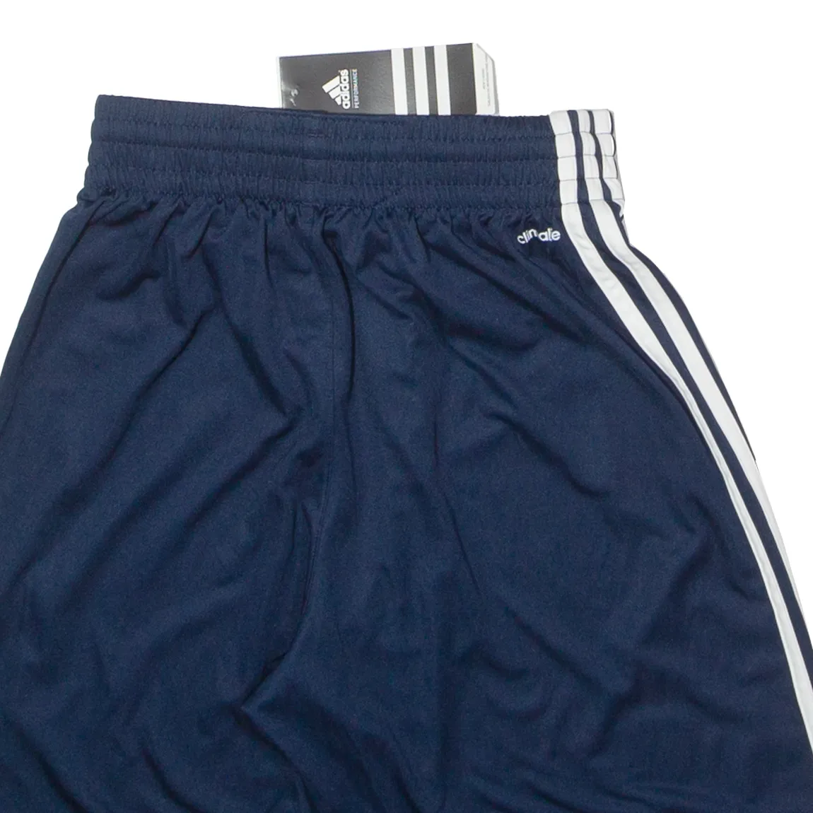 ADIDAS Basketball Practice Mens Sports Shorts Blue Slim XS W23