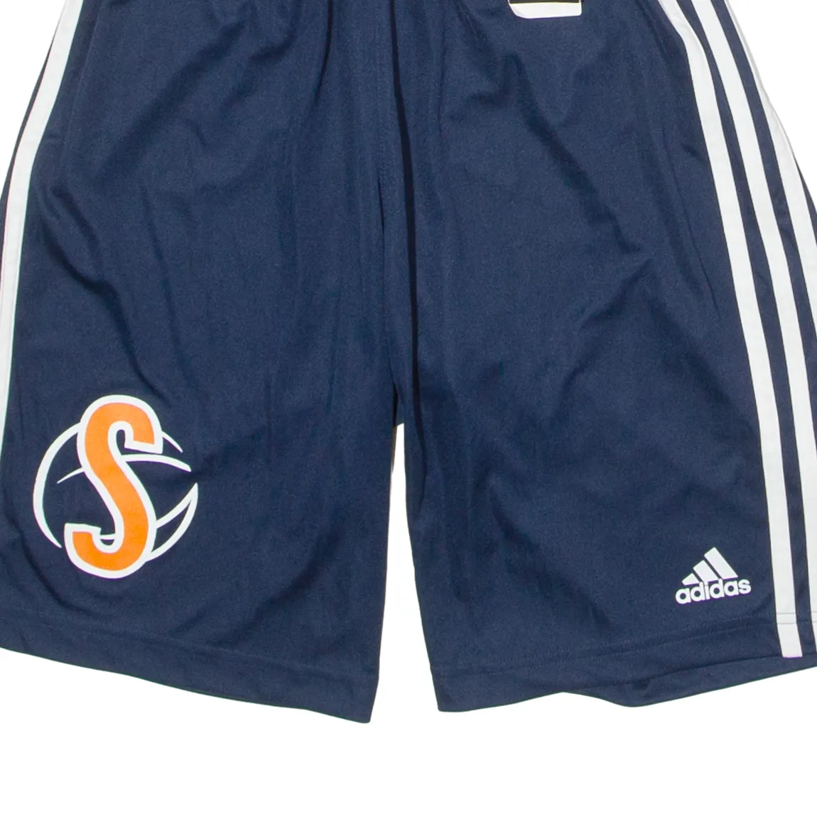 ADIDAS Basketball Practice Mens Sports Shorts Blue Slim XS W23