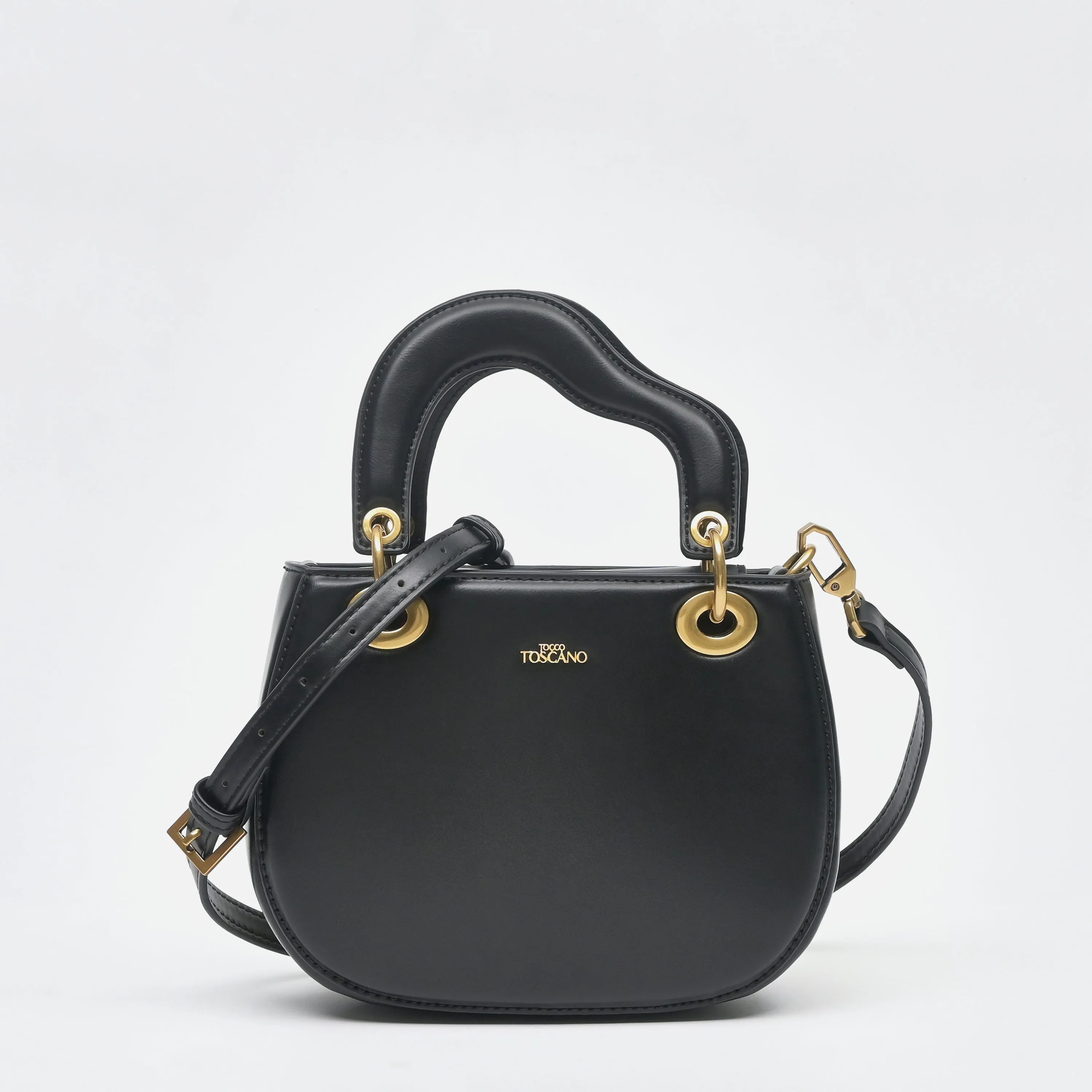 Aimée Wavy Top Handle Bag - TLHB0811PN3MA4