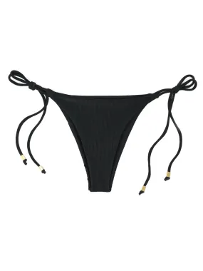 ARUN bottoms - Ribbed Black