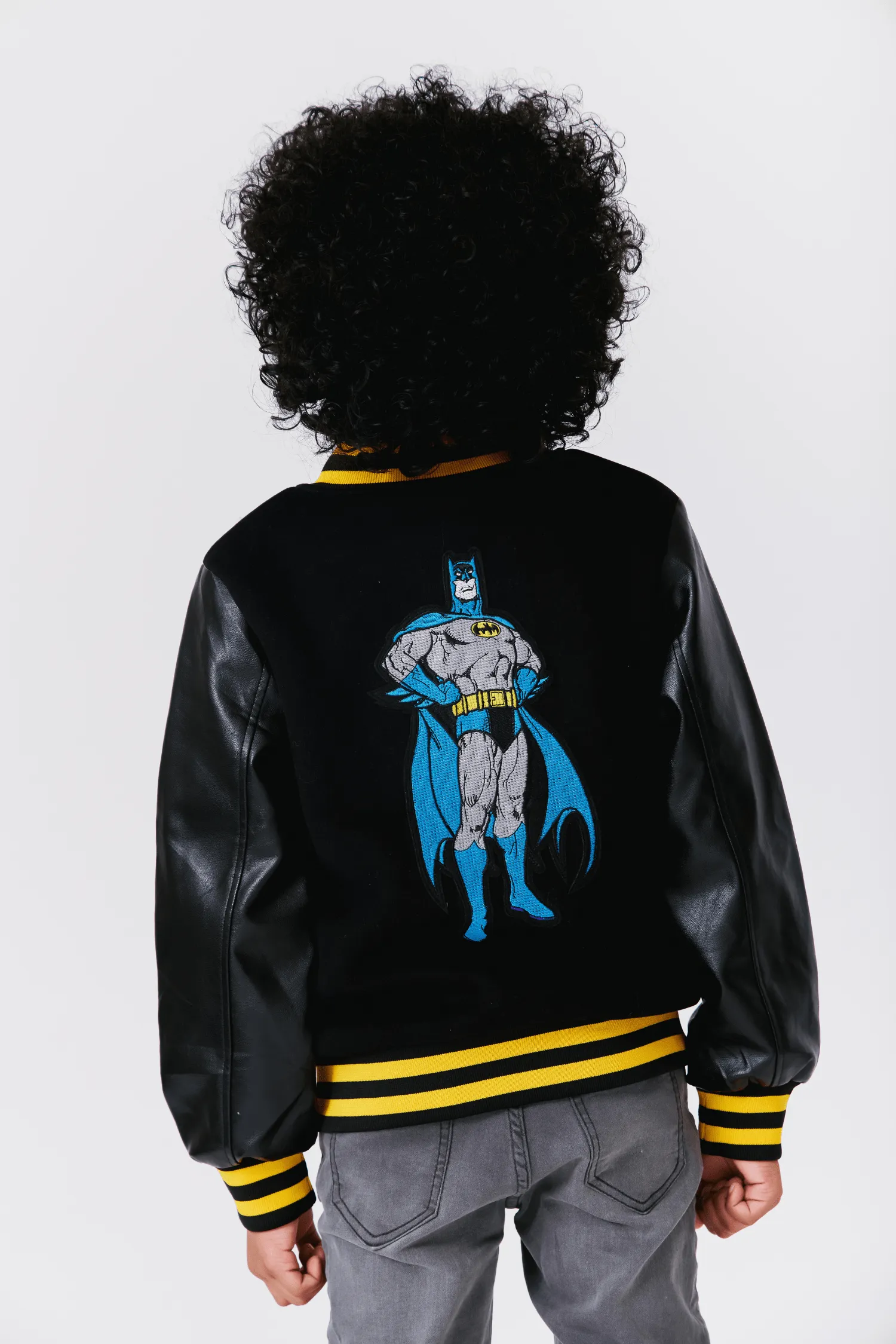 Batman Leather Bomber