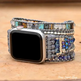 Blue Sodalite & Mixed Beads Apple Watch Band