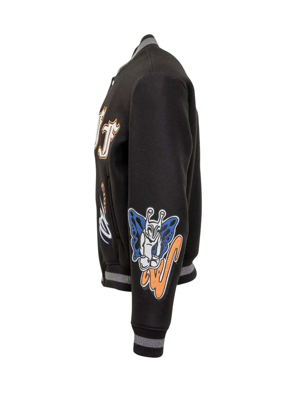 Bomber Jacket with Varsity Logo