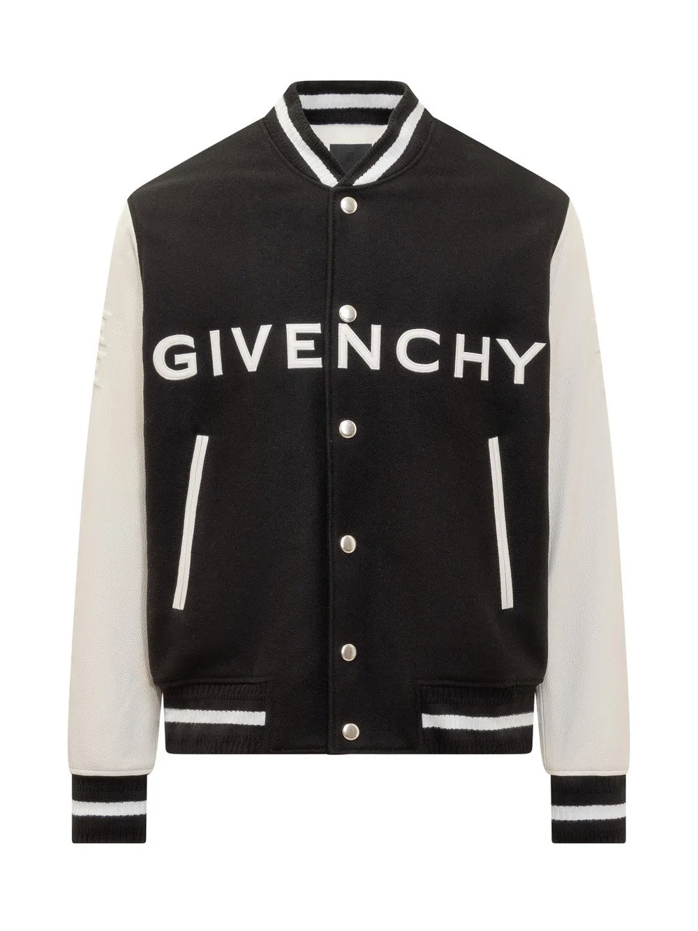 Bomber Varsity in Lana con Logo