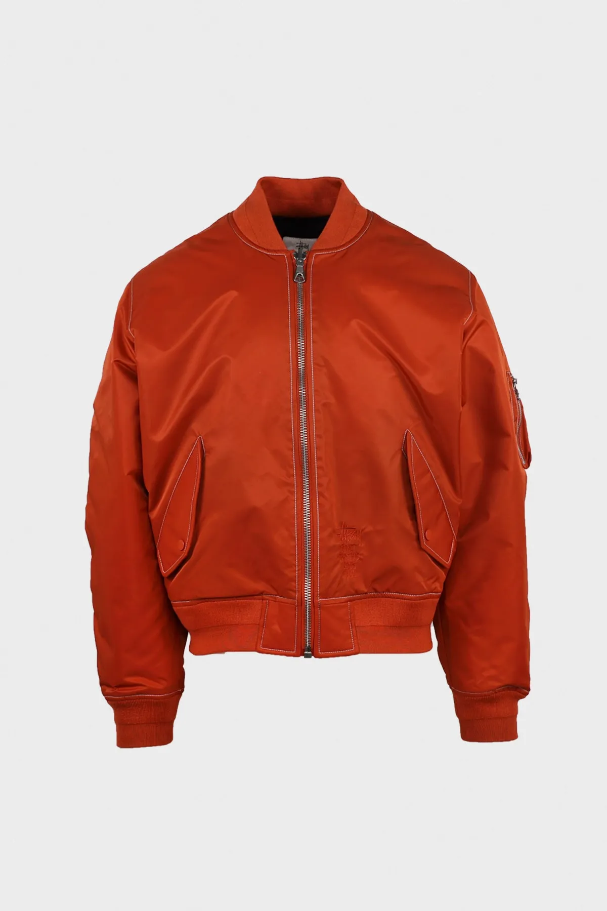 Built Bomber Jacket - Brick