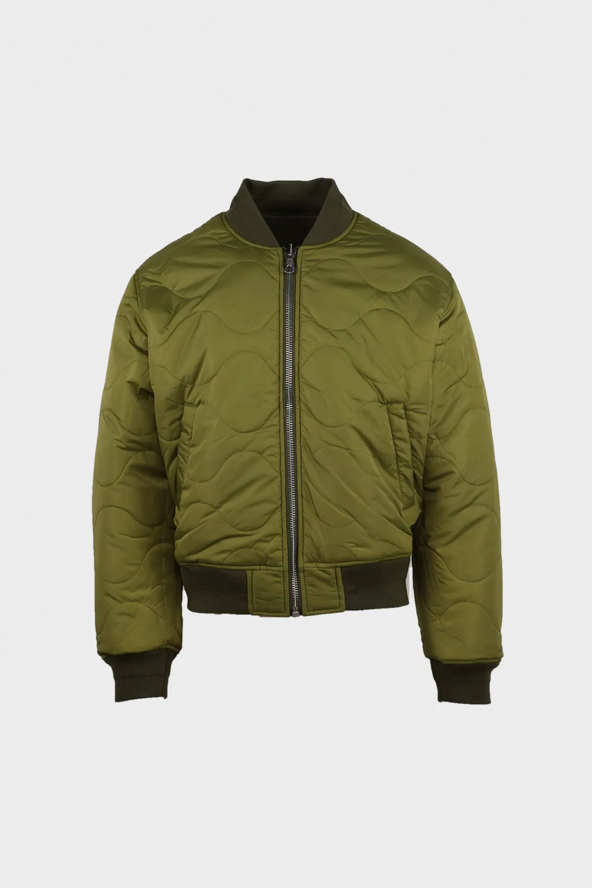 Built Bomber Jacket - Olive