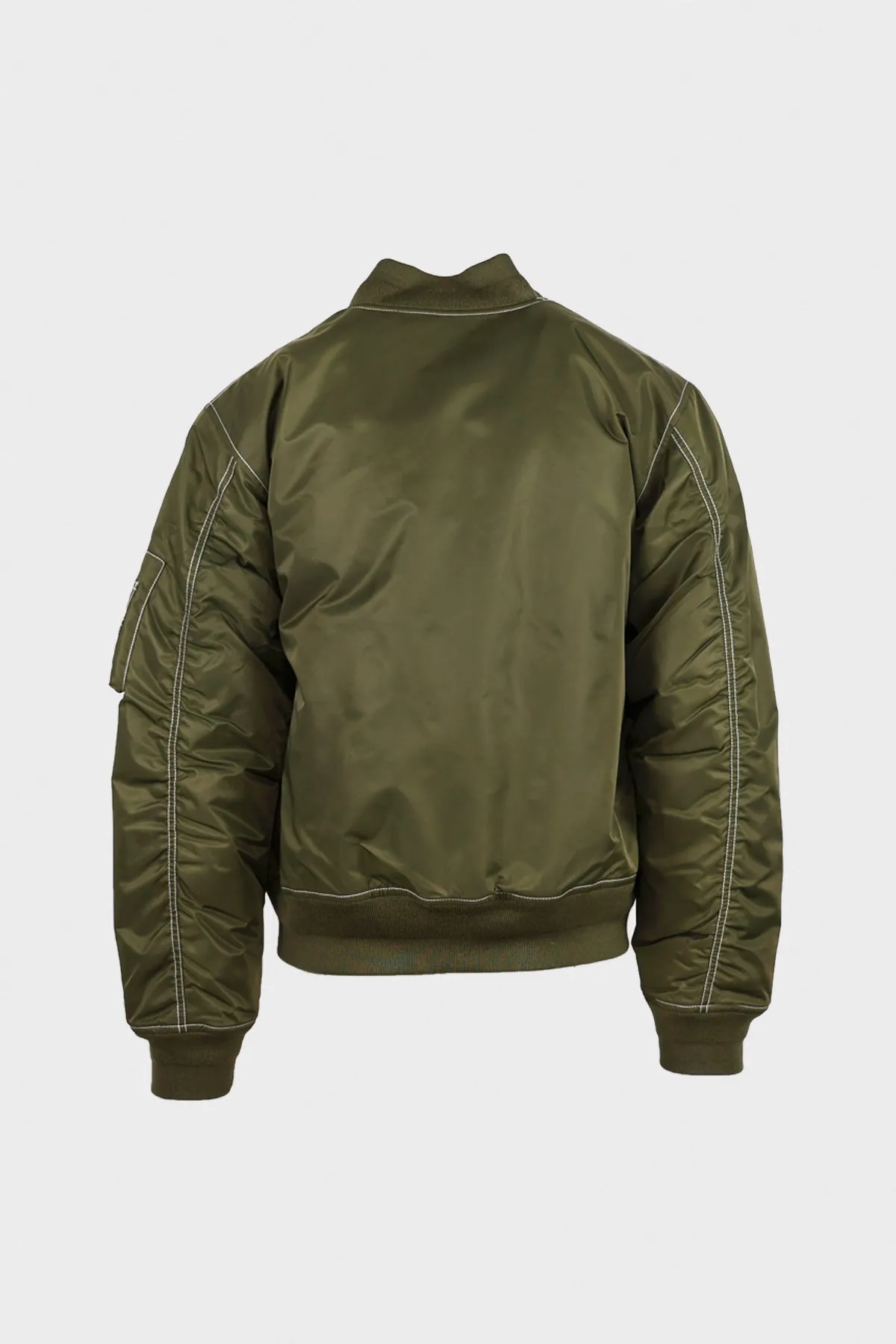 Built Bomber Jacket - Olive