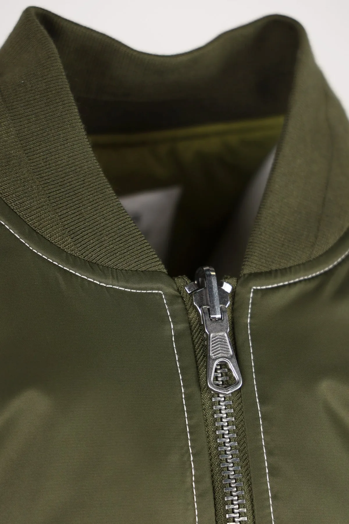 Built Bomber Jacket - Olive