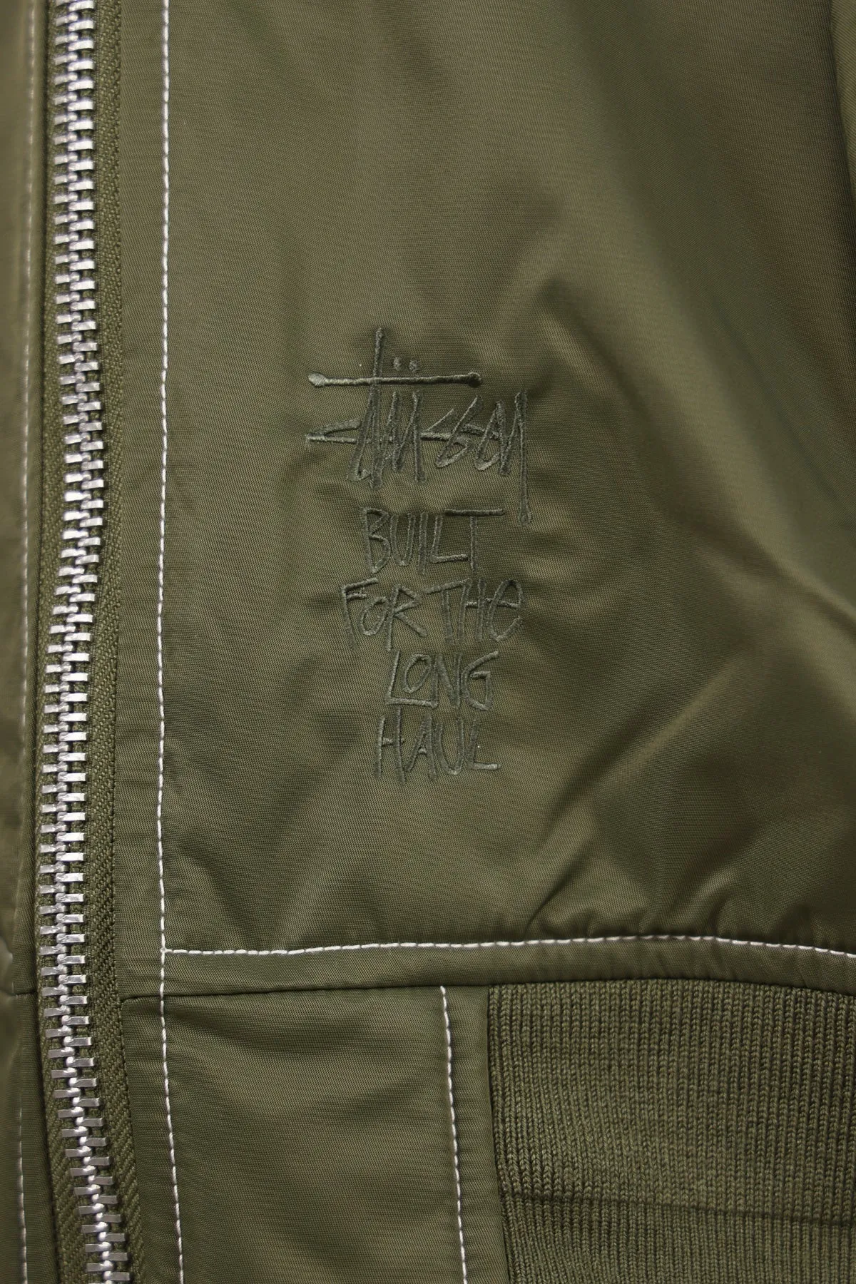 Built Bomber Jacket - Olive