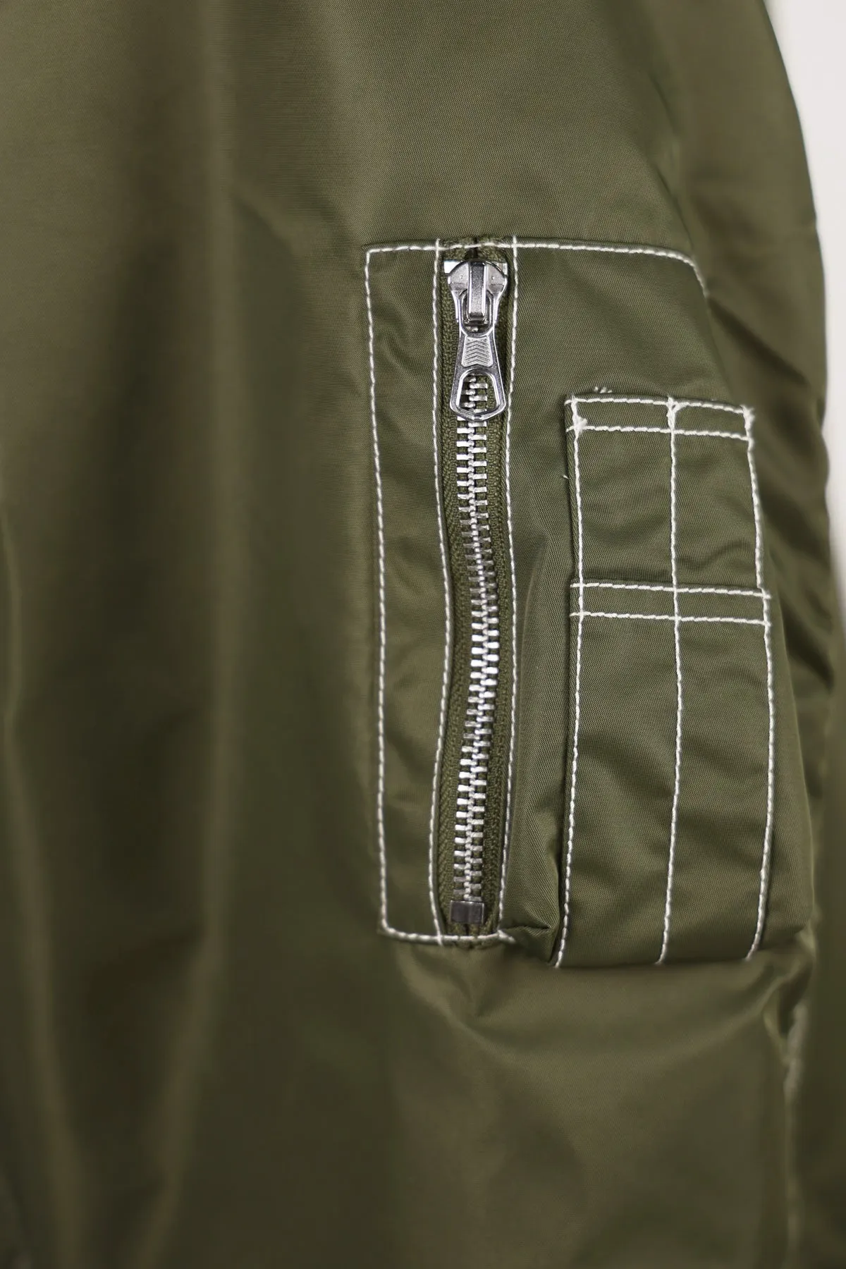 Built Bomber Jacket - Olive