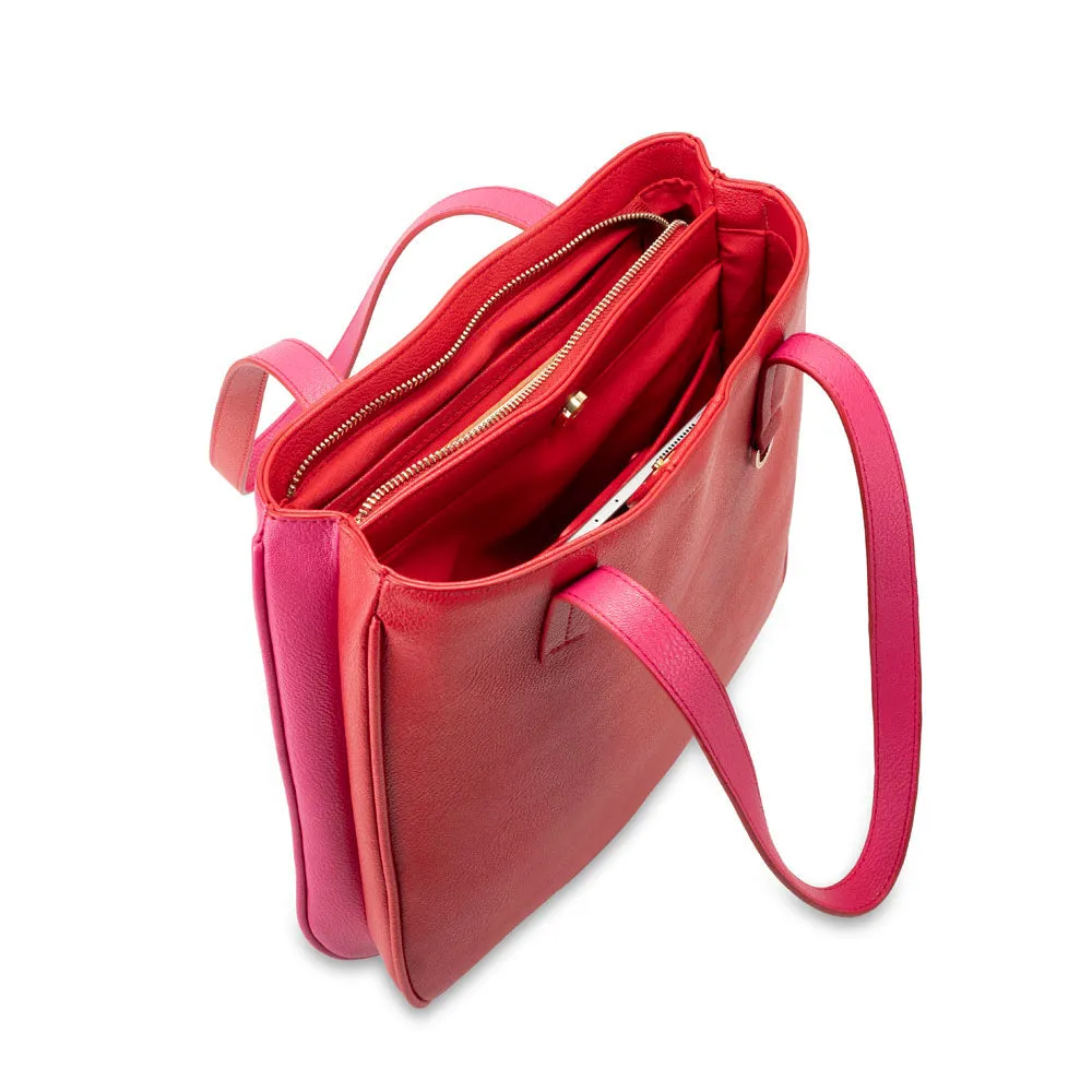 Campo Marzio Helena Shoulder Bag - Cherry Red