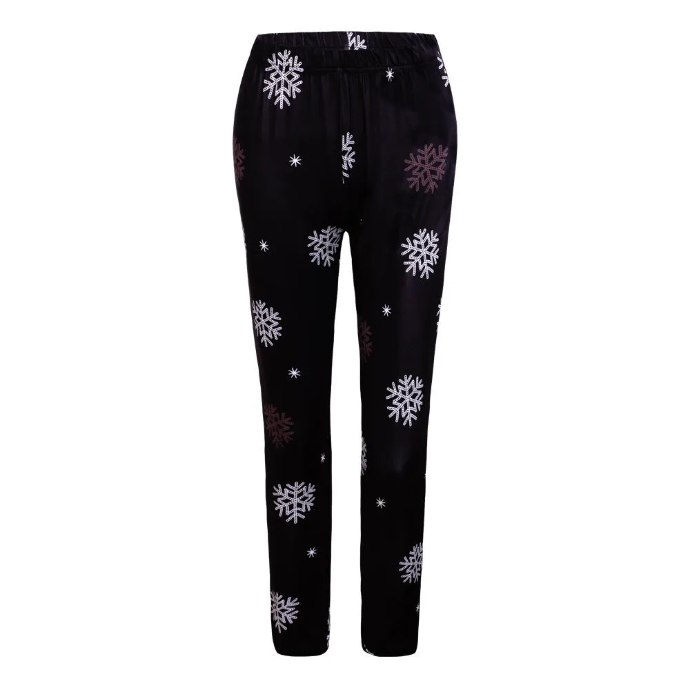 Christmas Costume Printed Slim-fit Trousers