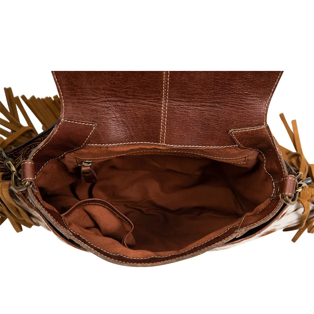 Classic Country Fringed Hand-Tooled Bag