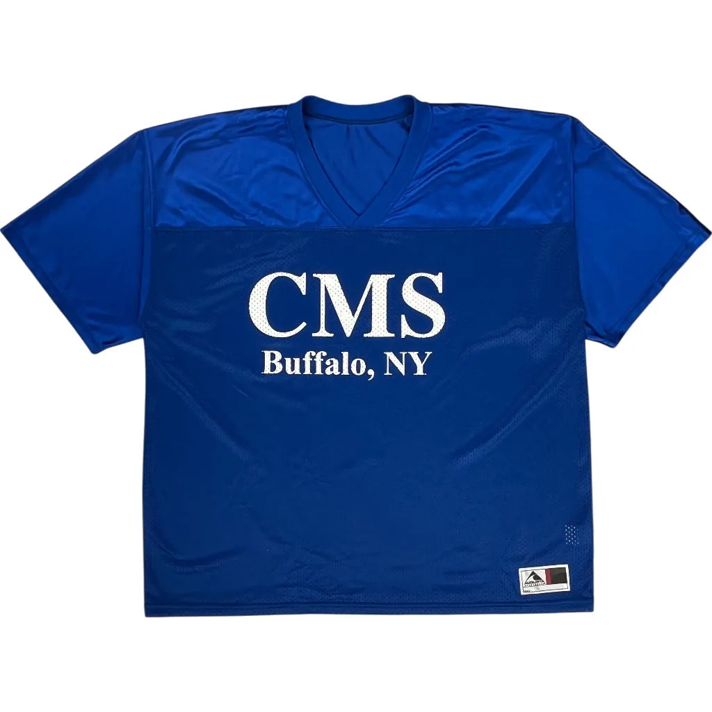 CMS Buffalo NY Sports T-Shirt - 2XL - Blue Polyester