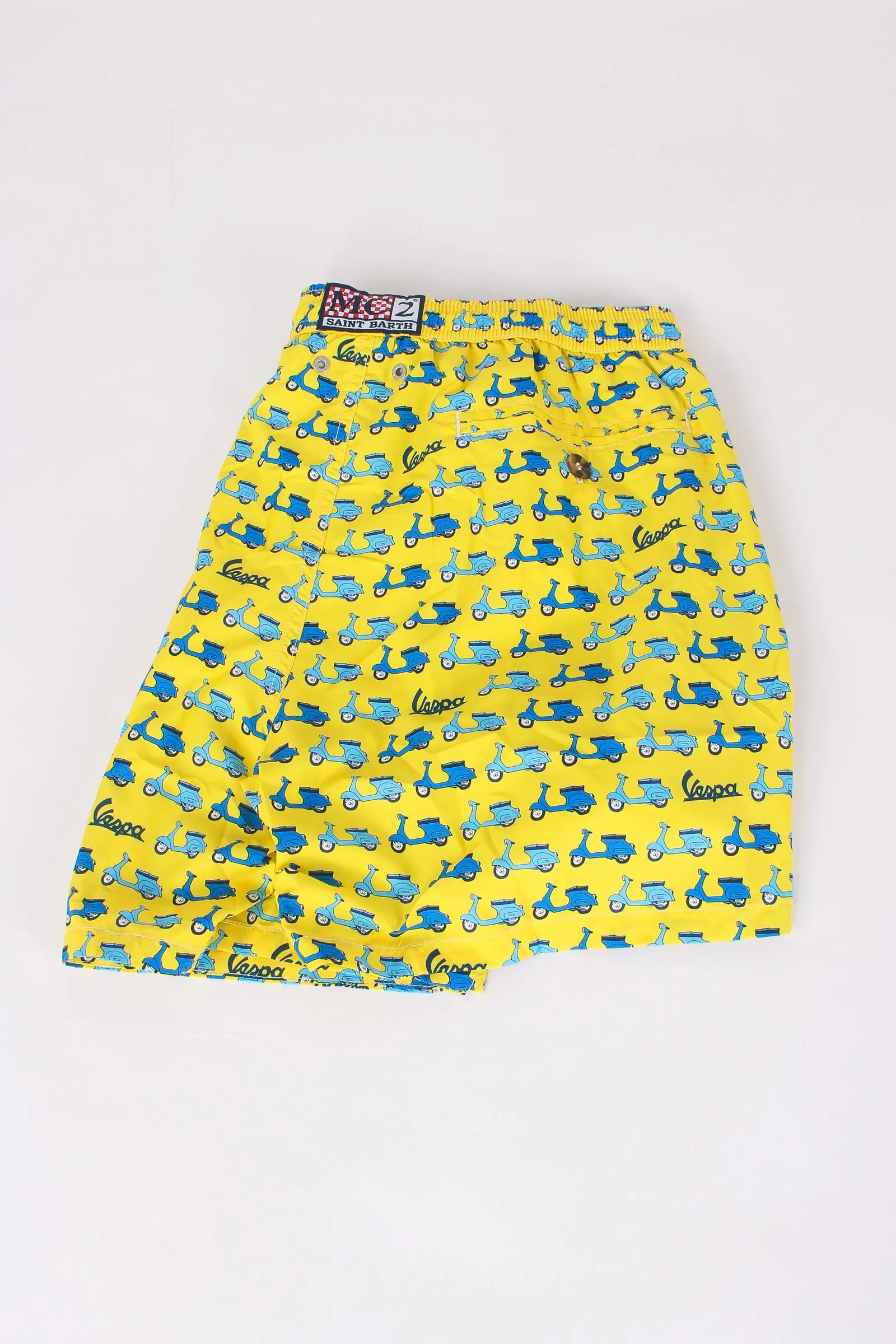 Costume Pantalone Fantasia Giallo/mini Vespa