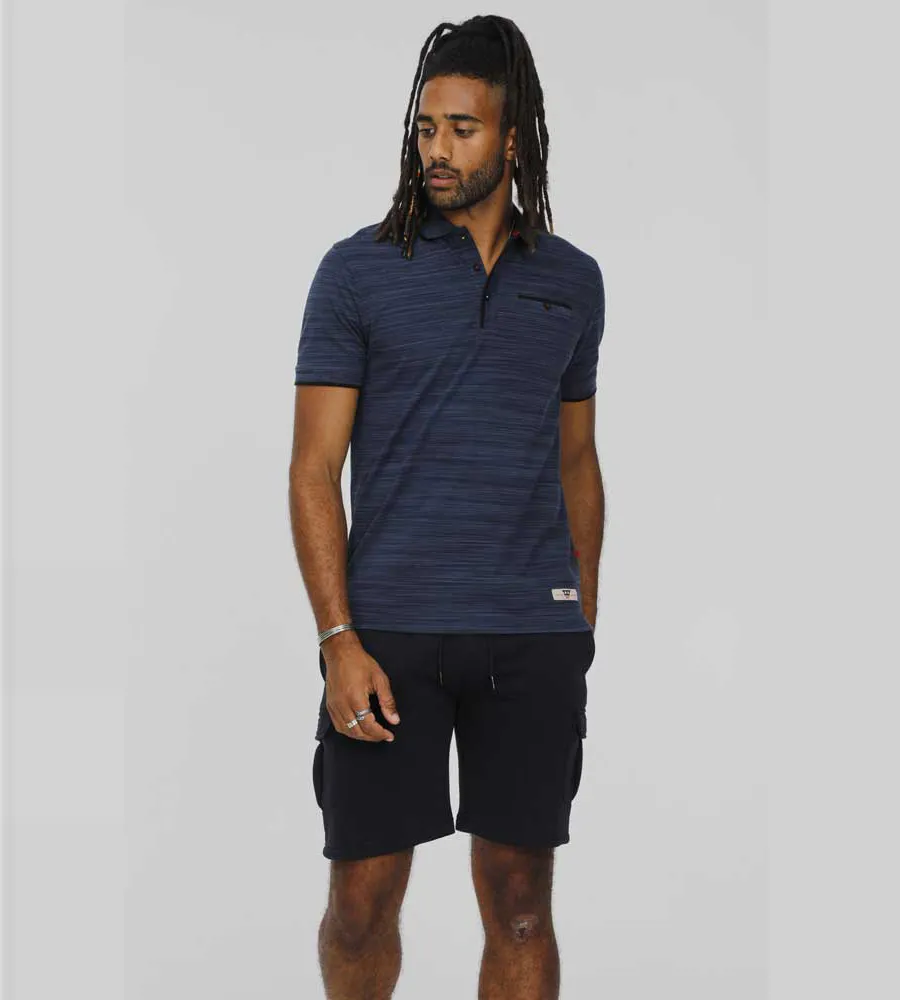 D555 Mens Pique Polo With Ribbed Cuffs And Collar (FOXLEY)