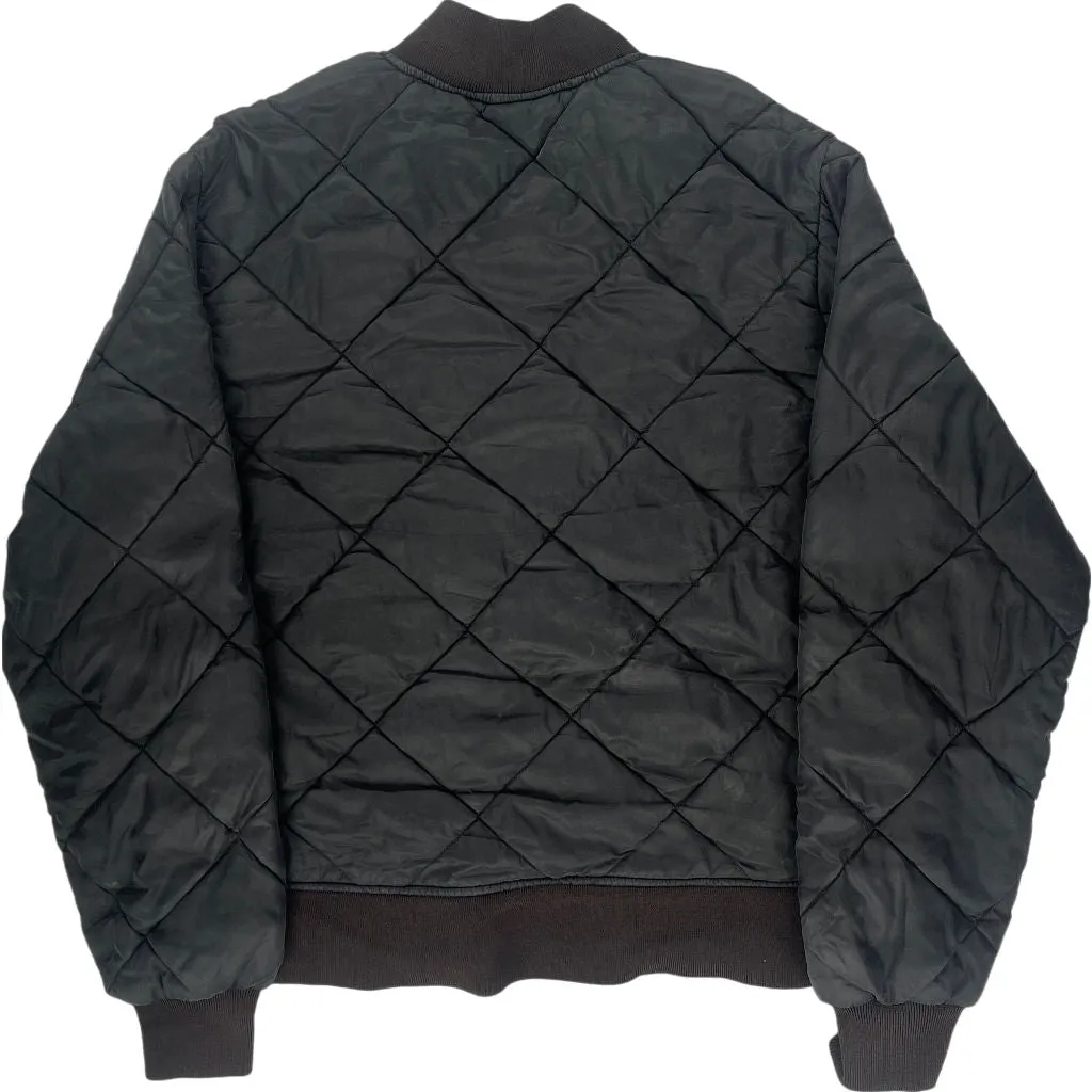 Dickies Quilted Bomber Jacket - Medium - Black Polyester