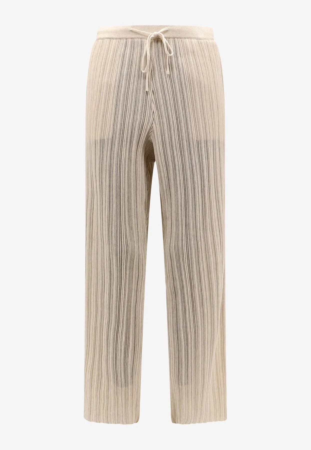 Flared Ribbed Pants