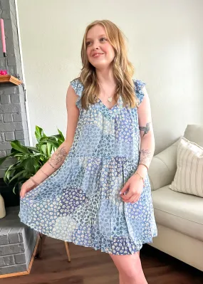 Free to Be Ruffle Sundress | Blue