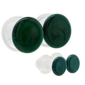 Glass Colorfront Plugs - Kryptonite (Premium Color)