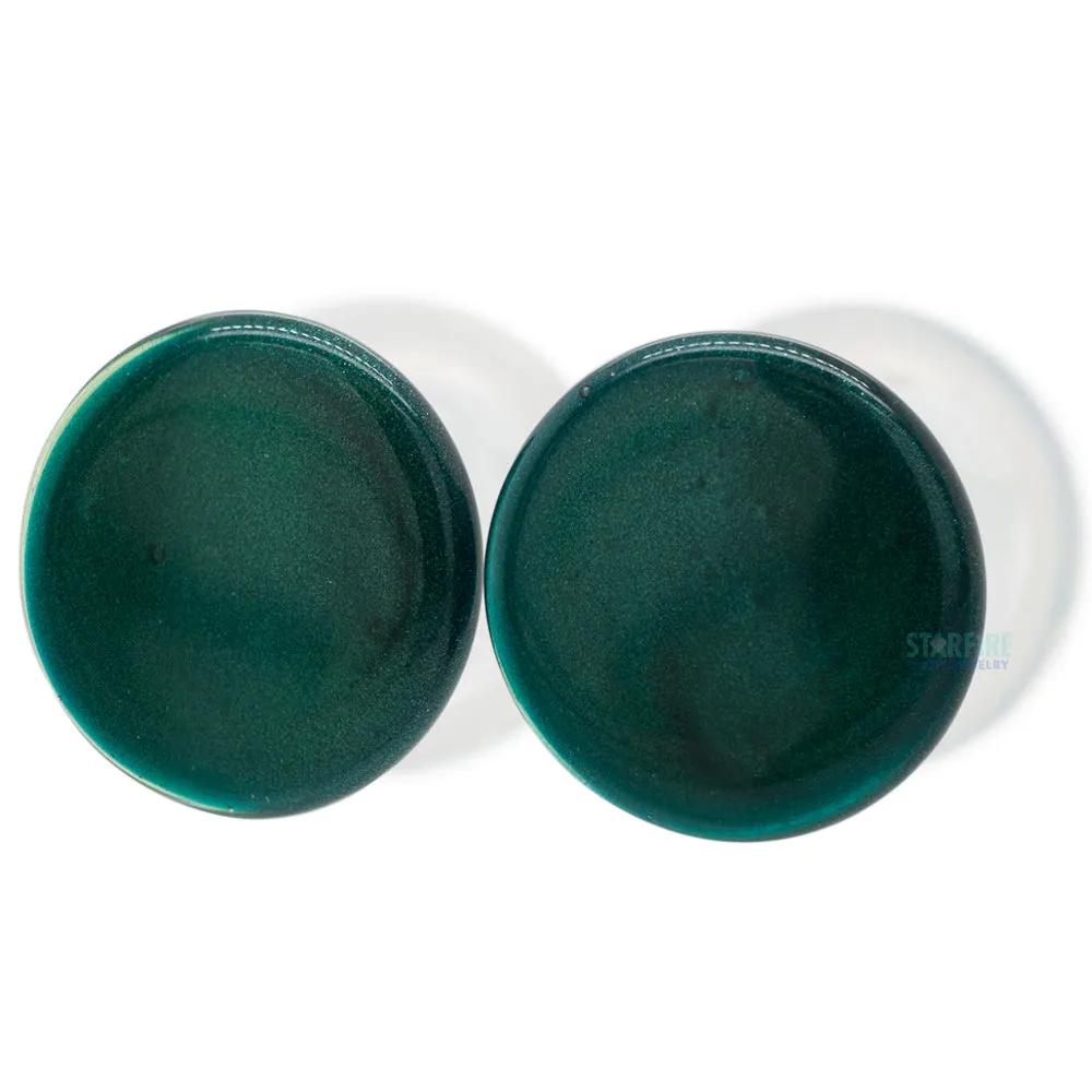 Glass Colorfront Plugs - Kryptonite (Premium Color)