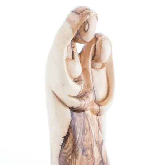 Holy Family's Abstract Olive Wood Figurine, 7.2