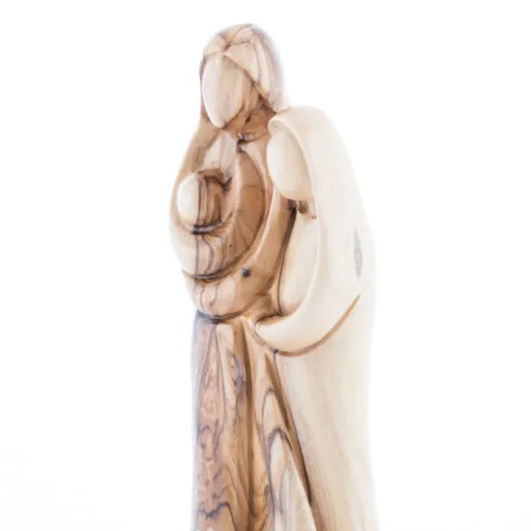 Holy Family's Abstract Olive Wood Figurine, 7.2