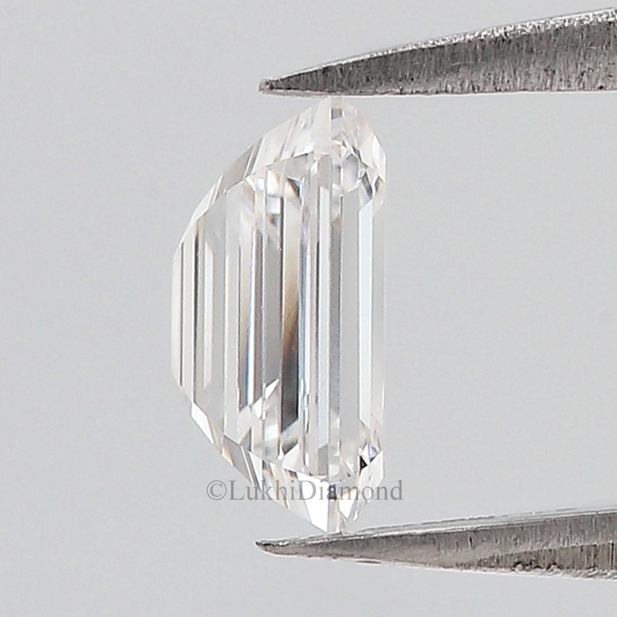 IGI Certified 1 Ct, 1.5 Ct, 2 Ct, 2.5 Ct, 3 Ct Emerald Brilliant Cut Lab Grown Diamond  Lab Created Loose Diamond for Engagement