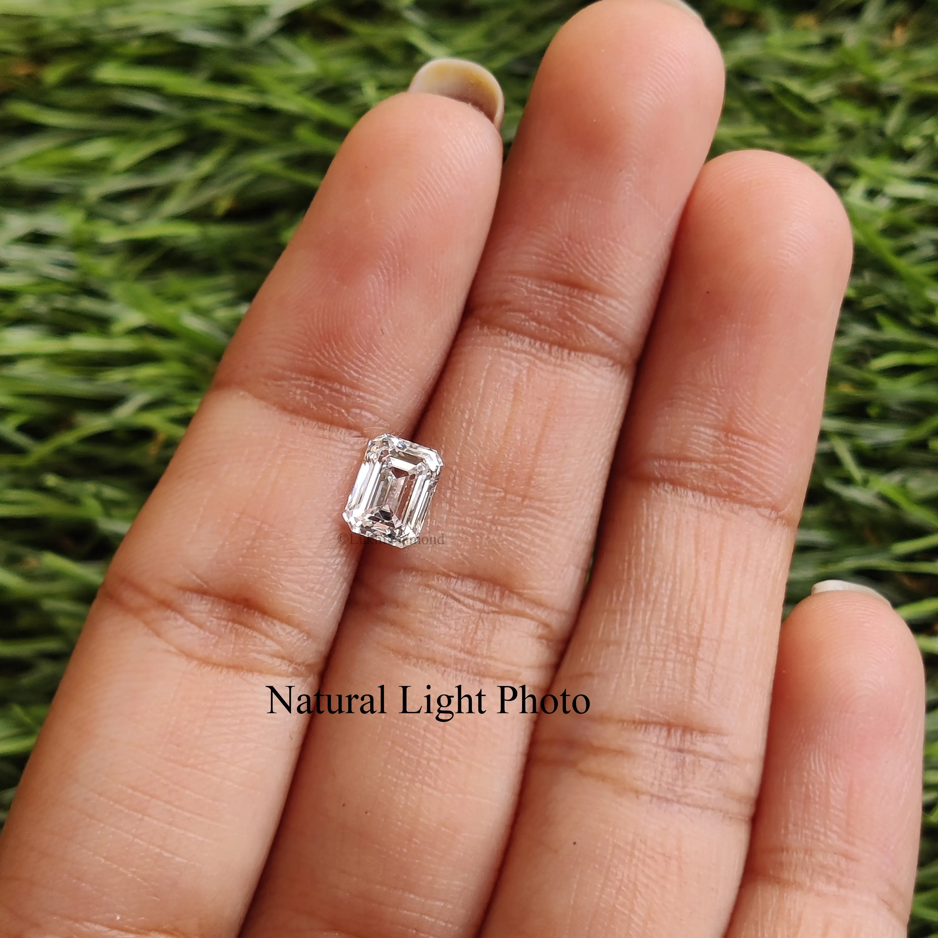 IGI Certified 1 Ct, 1.5 Ct, 2 Ct, 2.5 Ct, 3 Ct Emerald Brilliant Cut Lab Grown Diamond  Lab Created Loose Diamond for Engagement