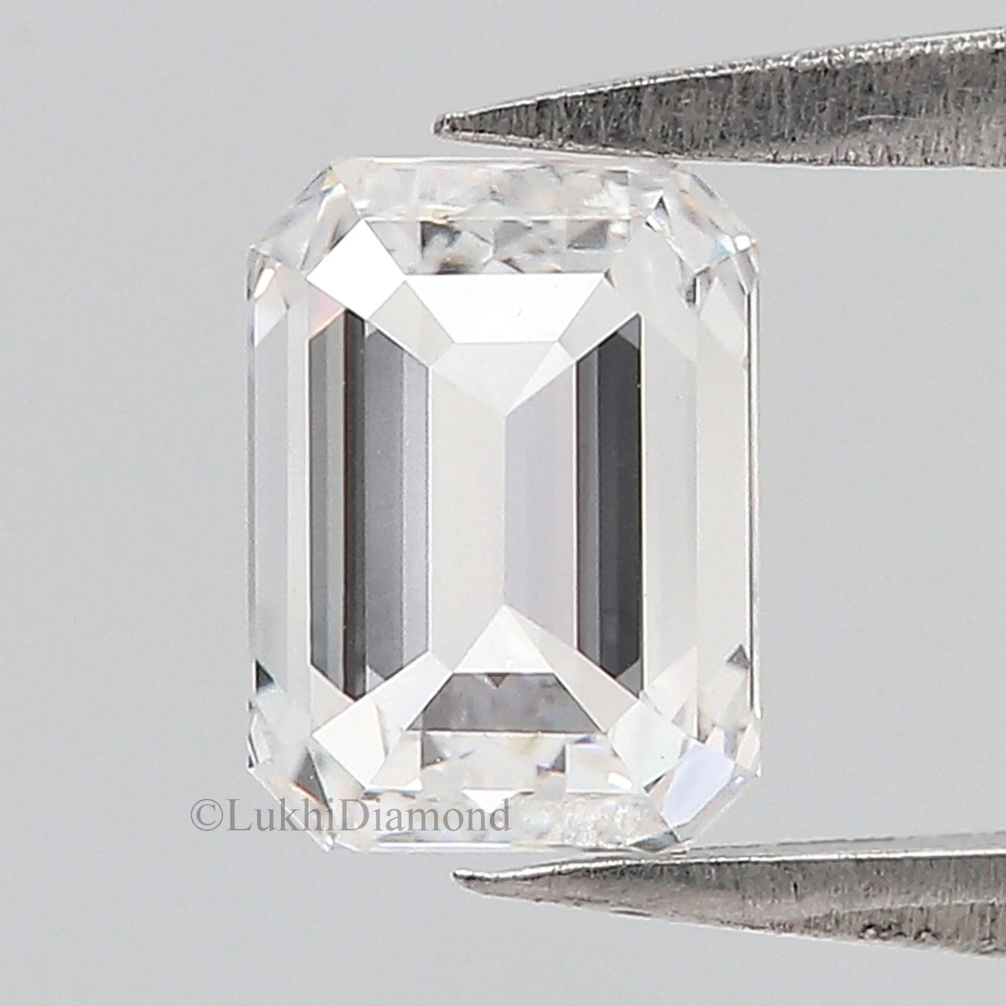 IGI Certified 1 Ct, 1.5 Ct, 2 Ct, 2.5 Ct, 3 Ct Emerald Brilliant Cut Lab Grown Diamond  Lab Created Loose Diamond for Engagement