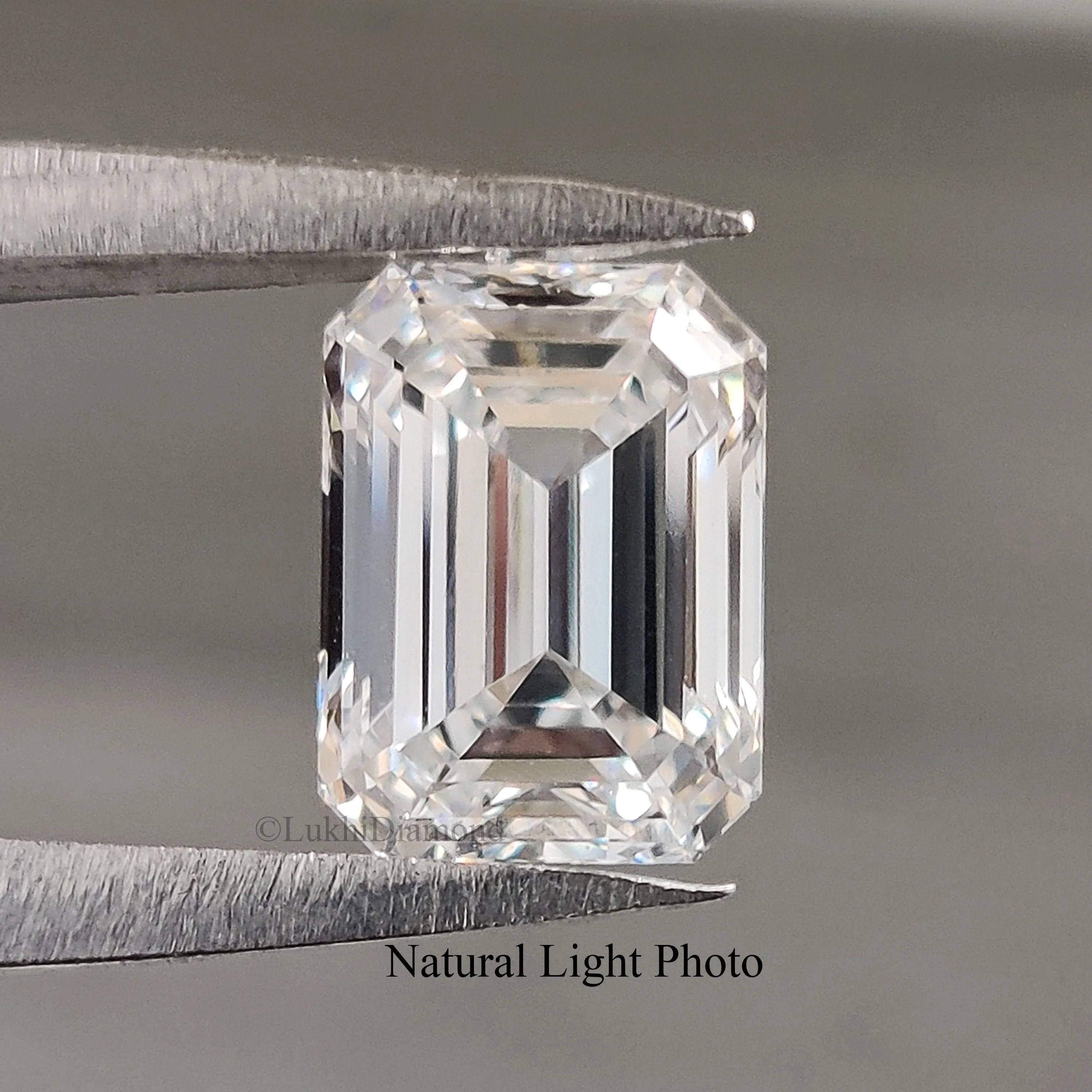 IGI Certified 1 Ct, 1.5 Ct, 2 Ct, 2.5 Ct, 3 Ct Emerald Brilliant Cut Lab Grown Diamond  Lab Created Loose Diamond for Engagement