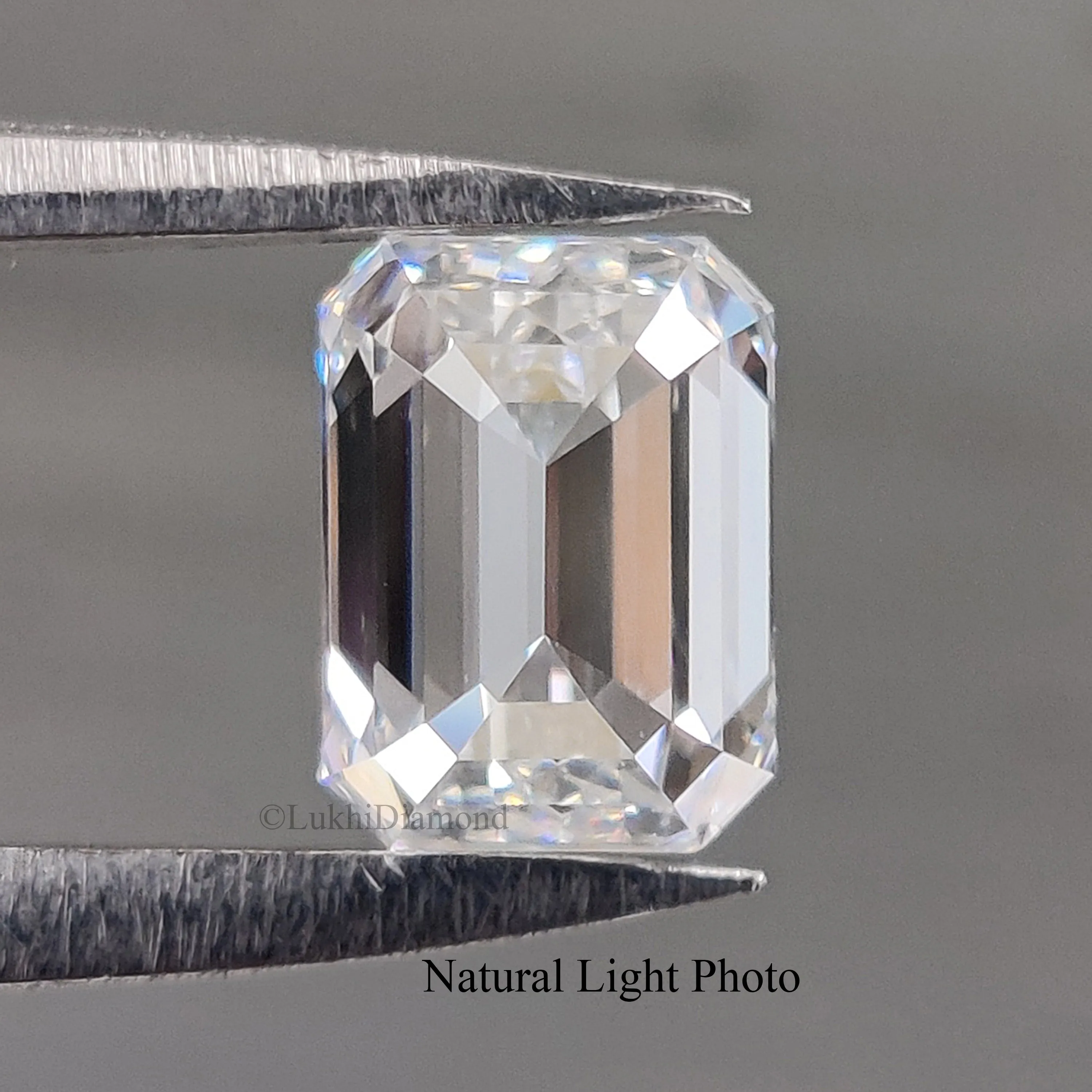 IGI Certified 1 Ct, 1.5 Ct, 2 Ct, 2.5 Ct, 3 Ct Emerald Brilliant Cut Lab Grown Diamond  Lab Created Loose Diamond for Engagement