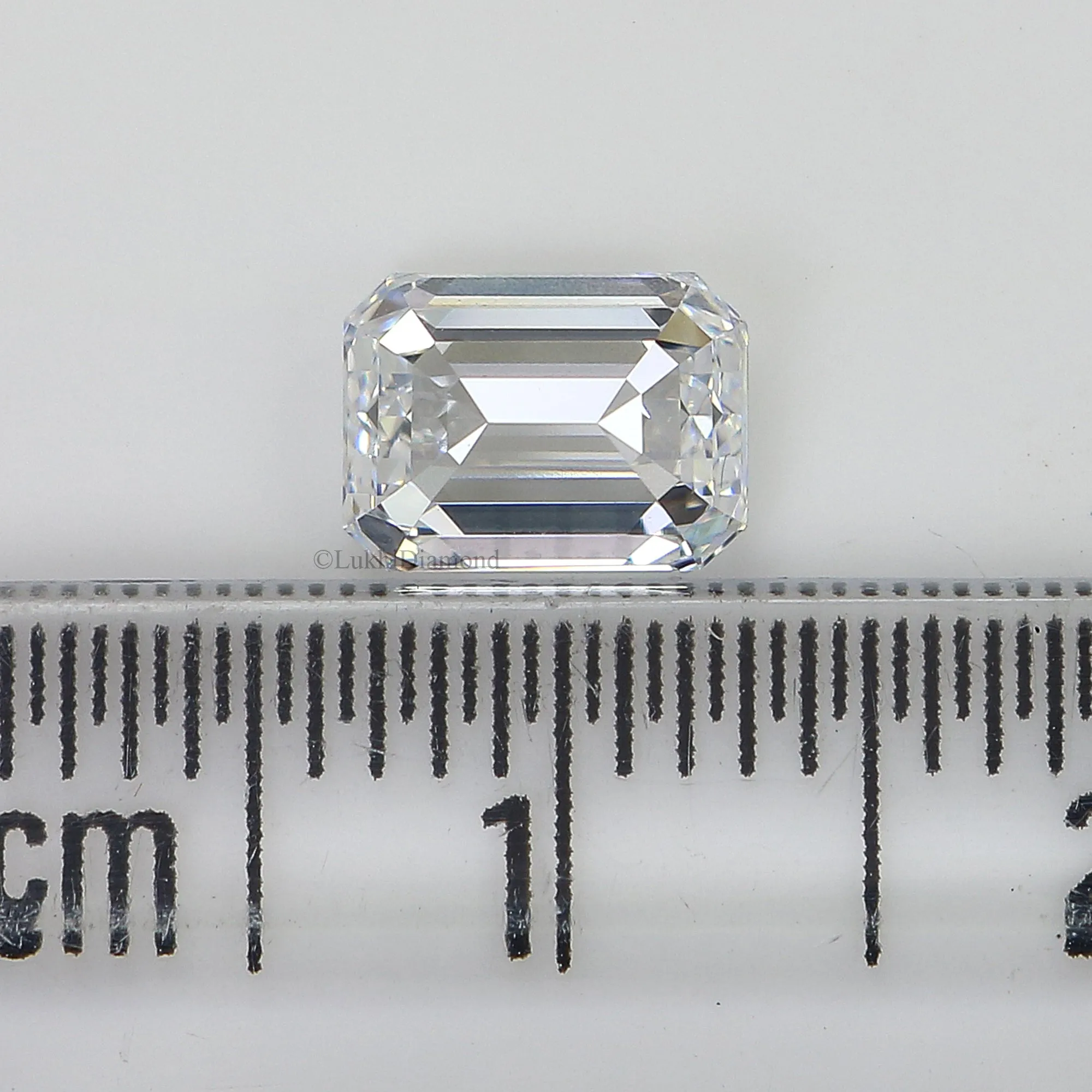 IGI Certified 1 Ct, 1.5 Ct, 2 Ct, 2.5 Ct, 3 Ct Emerald Brilliant Cut Lab Grown Diamond  Lab Created Loose Diamond for Engagement