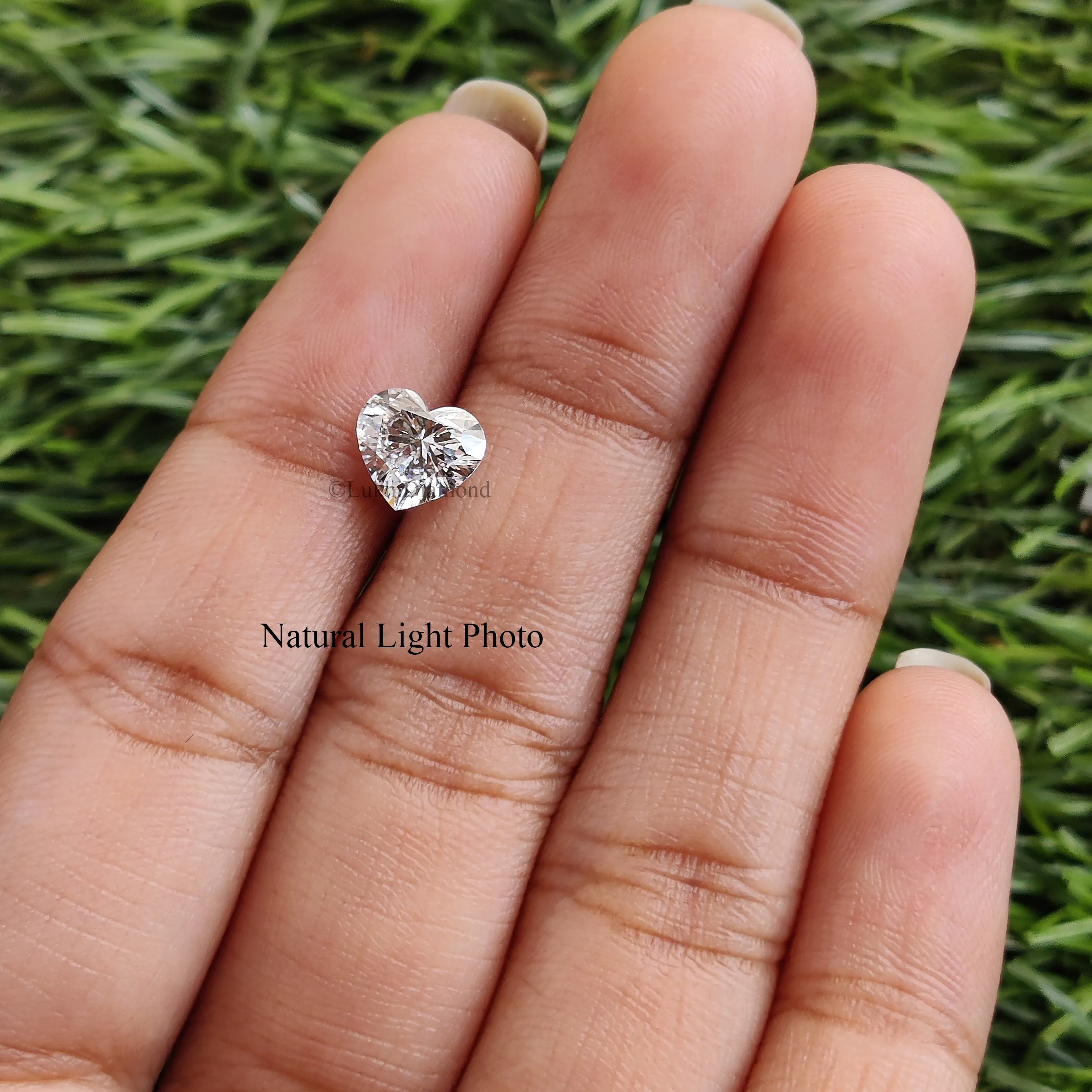 IGI Certified 1 Ct, 1.5 Ct, 2 Ct, 2.5 Ct, 3 Ct Heart Brilliant Cut Lab Grown Diamond Lab Created Loose Diamond for Engagement Ri