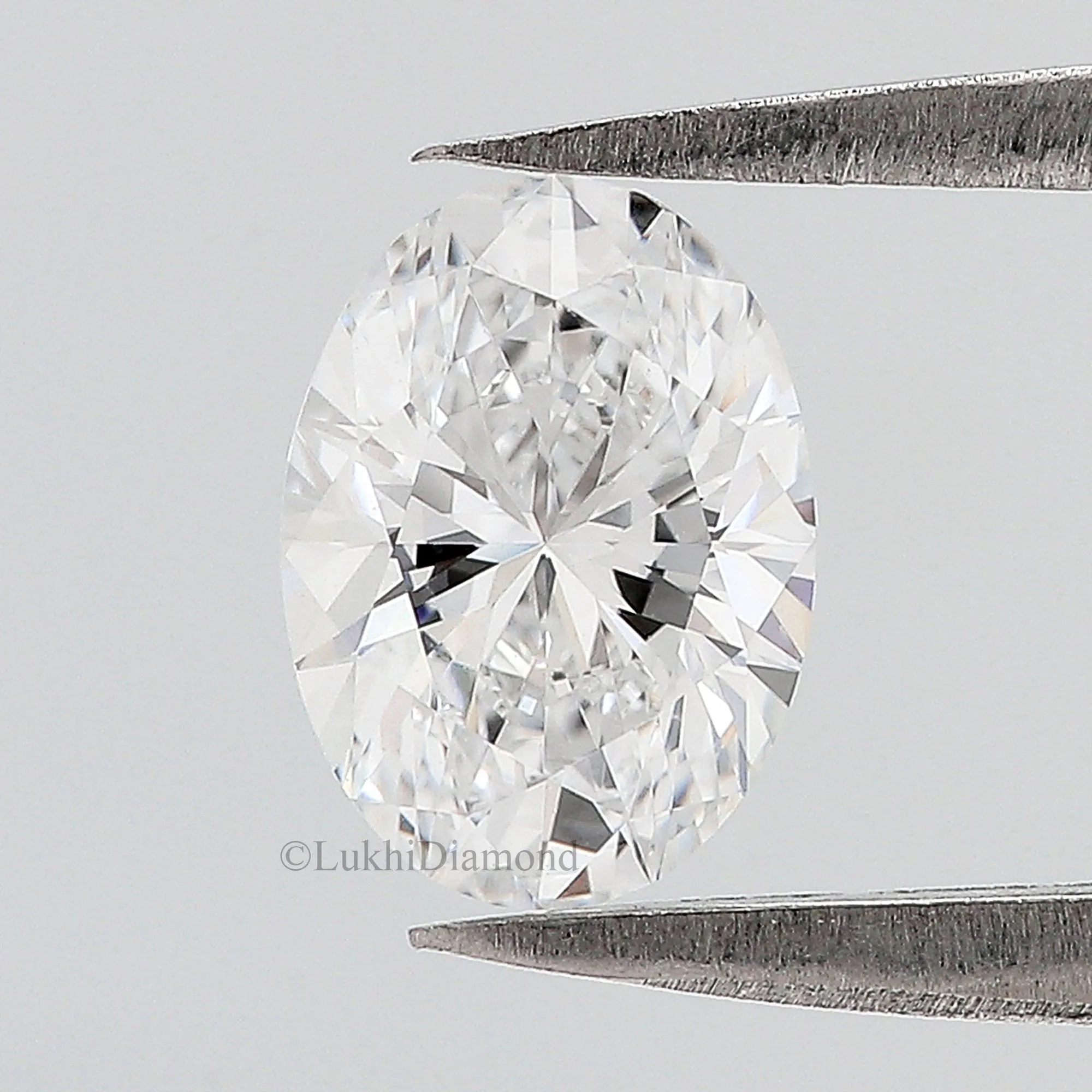 IGI Certified 1 Ct, 1.5 Ct, 2 Ct, 2.5 Ct, 3 Ct Oval Brilliant Cut Lab Grown Diamond Lab Created Loose Diamond for Engagement Rin