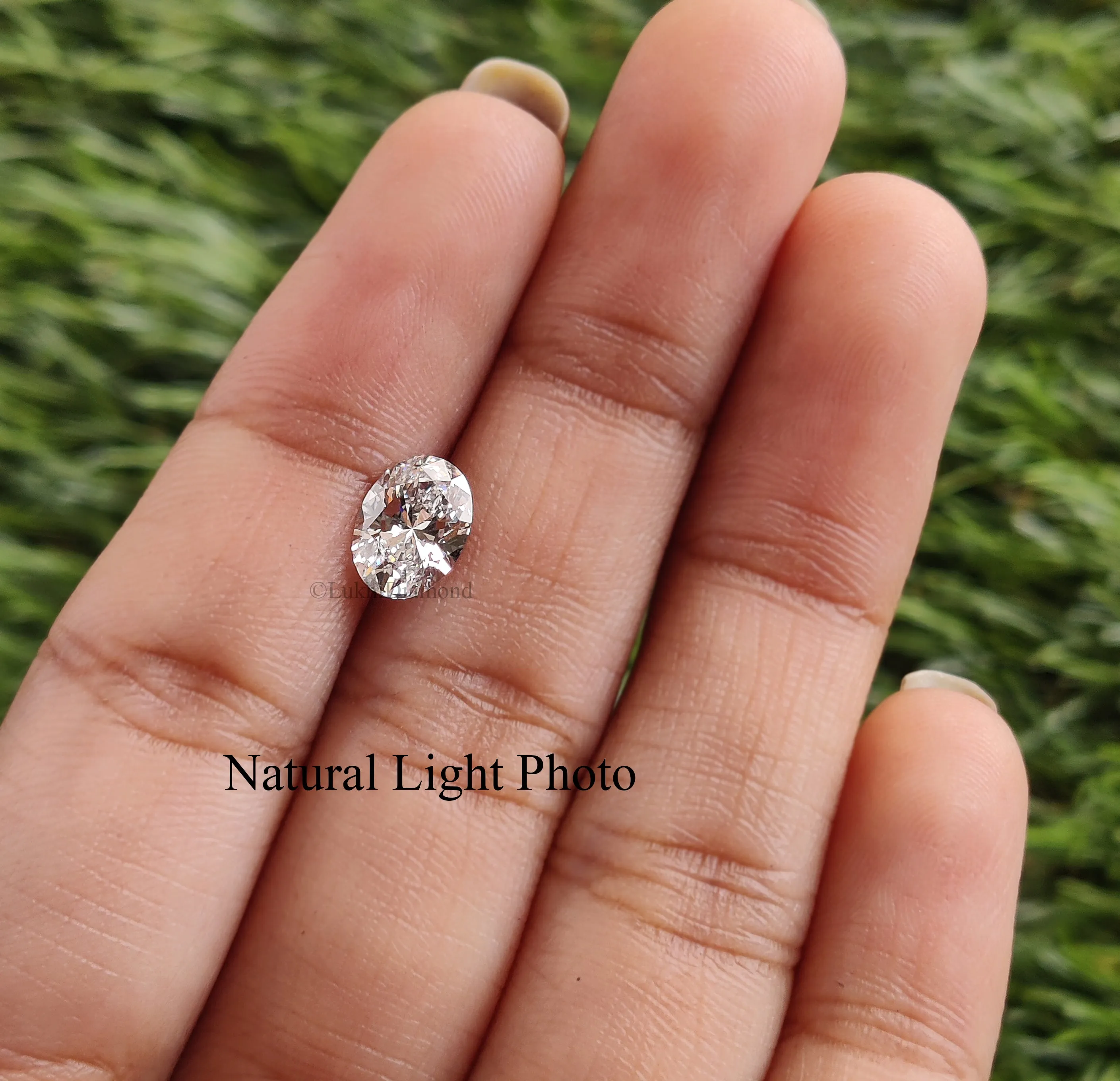 IGI Certified 1 Ct, 1.5 Ct, 2 Ct, 2.5 Ct, 3 Ct Oval Brilliant Cut Lab Grown Diamond Lab Created Loose Diamond for Engagement Rin