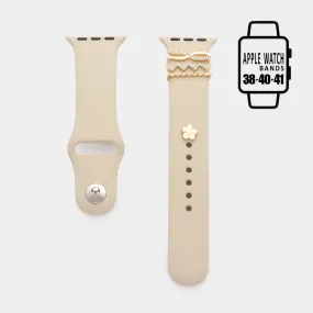 iLLASPARKZ Flower Pointed Apple Watch Silicone Band